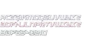 Zero Prime 3D Italic