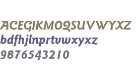 Goudy Sans* Bold Italic