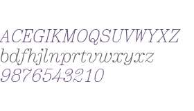 Minotaur Web Light Italic