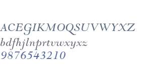 Goudy Modern MT Std Italic