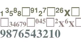 PIXymbols Fractions W95 Bold