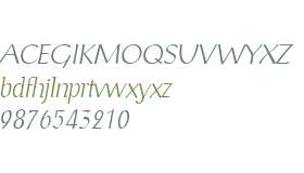 Scriptuale W01 Light Italic