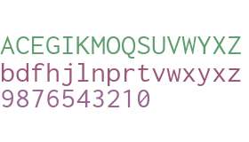 Inconsolata SemiExpanded