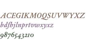 Garamond BE Medium Italic Oldstyle Figures