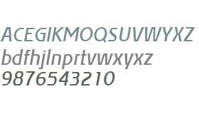 Affluent W00 SemiBold Italic