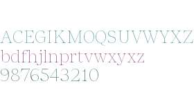 Residenz Serif Trial Thin Standard