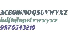 BlockCalligraphyCondensed  Italic
