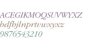 ITC Garamond Light Italic