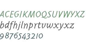 TriplexItalicLightOldstyle Italic