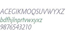 Metro Nova W01 Condensed Italic