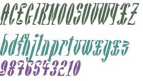 Abac Condensed italic