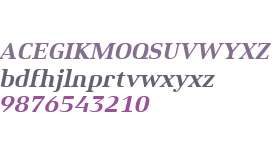 Xenois Serif W01 Bold Italic