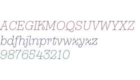 Gonzaga-Trial ExtraLight Italic