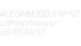 GGX88 UltraLight Italic