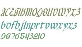 Valerius Condensed Italic