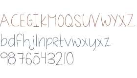 MRF quirky and authentic hand font demo