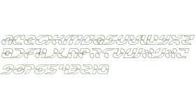 Starfighter Outline Italic