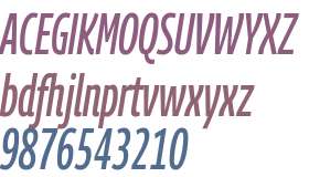 Georama Extra Condensed Medium Italic