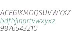 Akwe Pro Light Italic