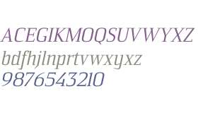 Sommet Serif W01 Italic