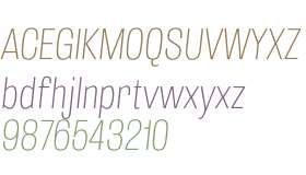 Kilburn W01 Thin Italic