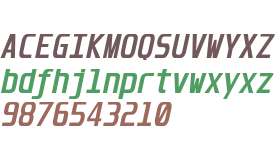Unispace Bold Italic V1