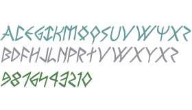 Rune Slasher Bold Italic