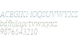 Sky Serif W01 Light Italic