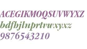 ITC Garamond W01 Cn Bold Italic