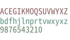 Gen Jyuu Gothic X Monospace Normal