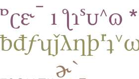 ITC Stone Serif Phonetic Alternate