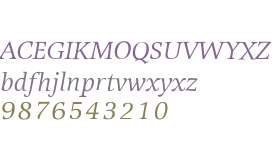 Alinea Serif W01 Light Italic