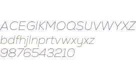 Nexa-Trial Thin Italic