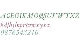 Van Dijck MT Std Italic