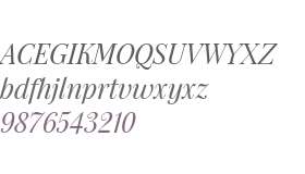 Manulife JH Serif Optimized Italic