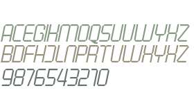 Georgia 1926 Thin Italic