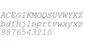 Courier PS W02 Italic