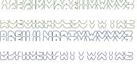 Bubble Stacked Monogram