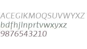 Priva W01 One Italic