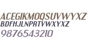 Engebrechtre Expanded Bold Italic V1