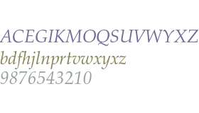 Zapf Calligraphic 801 Italic