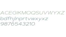 Artegra Soft Extended ExtraLight Italic