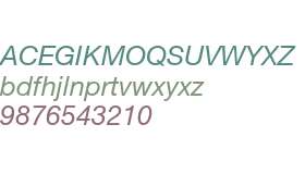 Helvetica Neue LT Pro 56 Italic