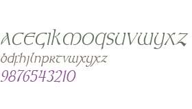 Kelt Condensed Italic