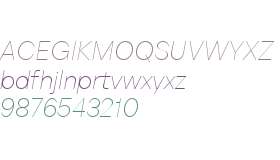 TT Neoris Hairline Italic