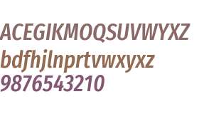 Fira Sans Extra Condensed Medium Italic