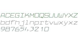 Larabiefont W00 Extended Italic