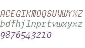 Conta Pixel Italic