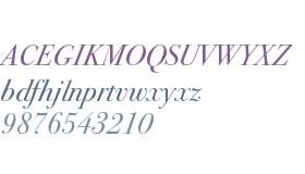 BodoniSevITC Italic W08 Rg