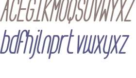 Aeg Flyon Now bold cursive Italic